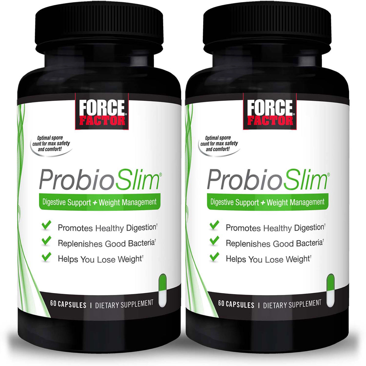 Force Factor ProbioSlim Probiotic Twin Pack, 2 ea