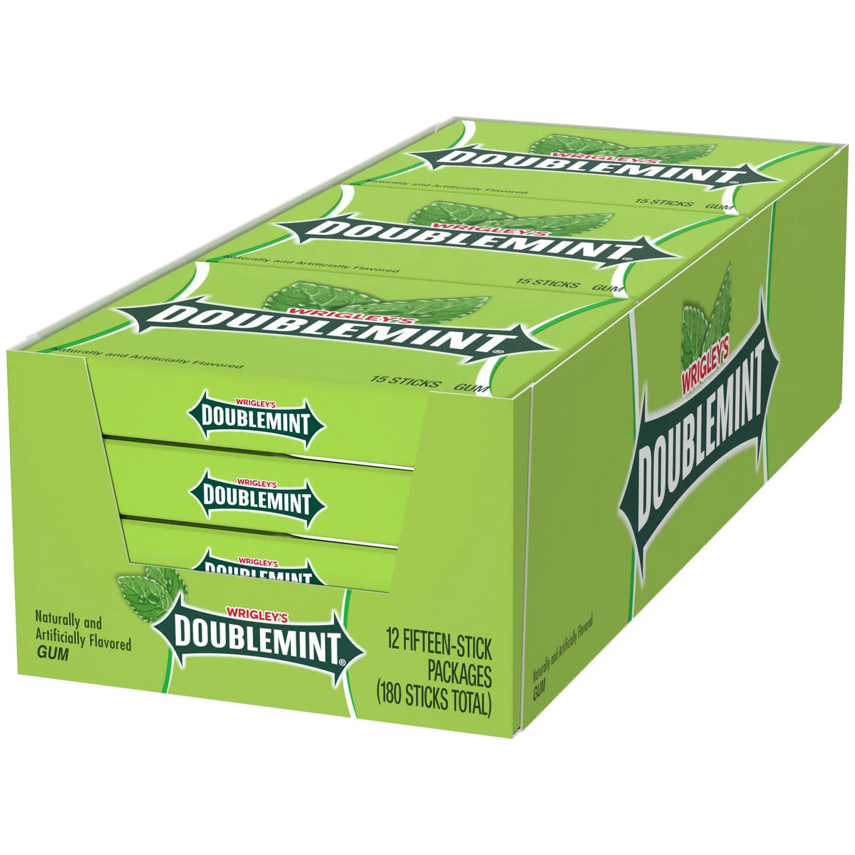 Wrigley's Doublemint Chewing Gum, 12 ea