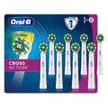 Oral-B CrossAction Electric Toothbrush Replacement Brush Heads, 8 ea