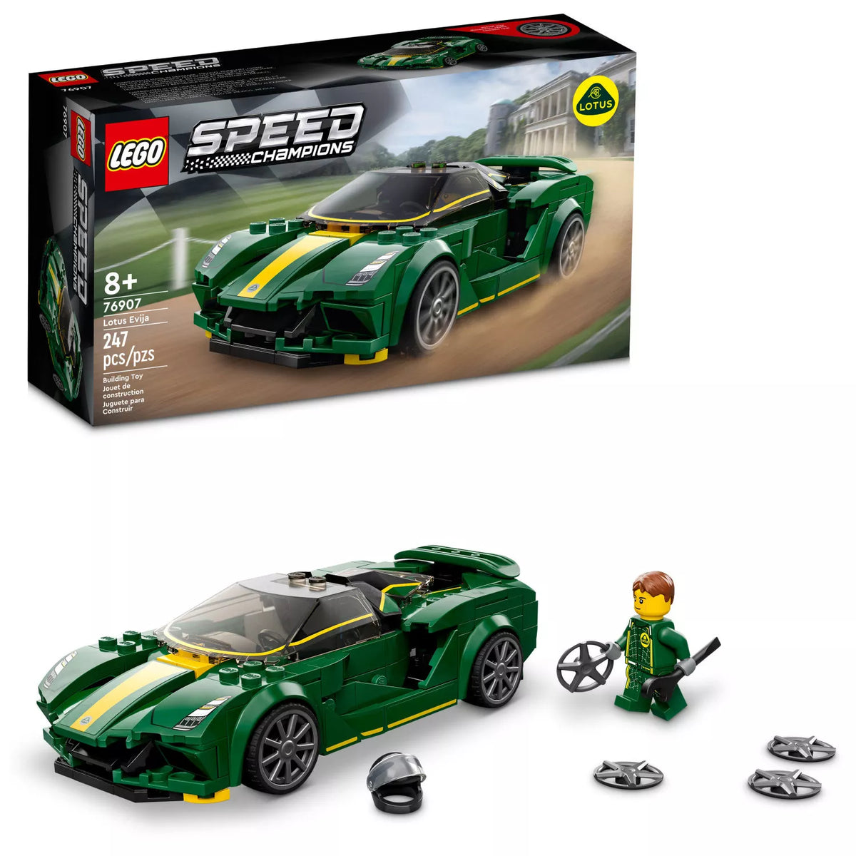 Lego Speed Champions Lotus Evija Building Kit With 247 Pieces, 1 ea