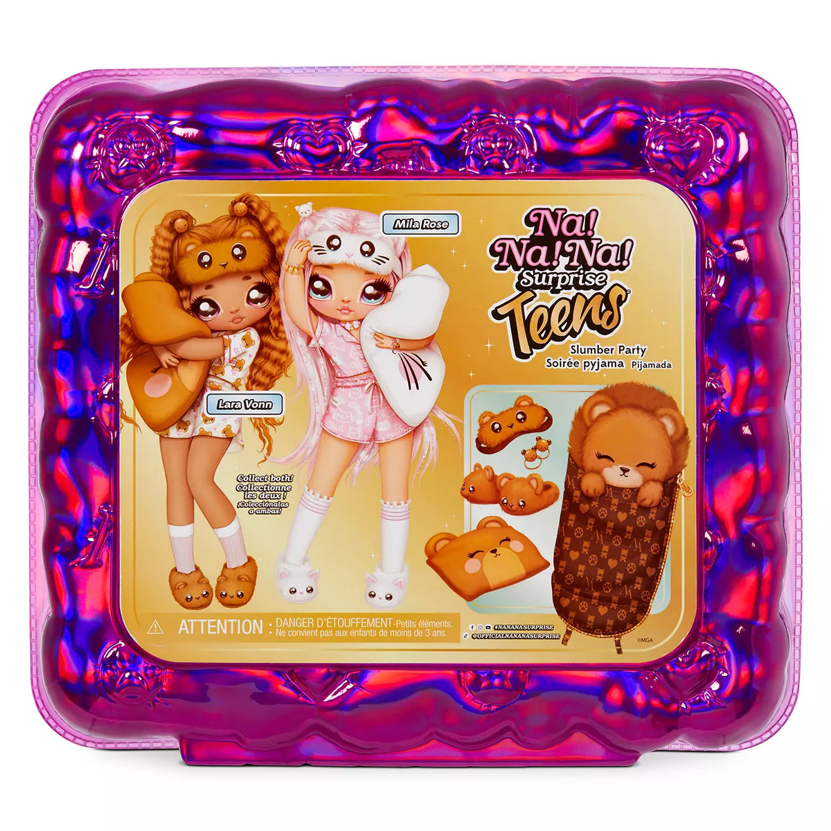 Na! Na! Na! Surprise Teens Slumber Party Fashion Doll, Lara Vonn, 1 ea