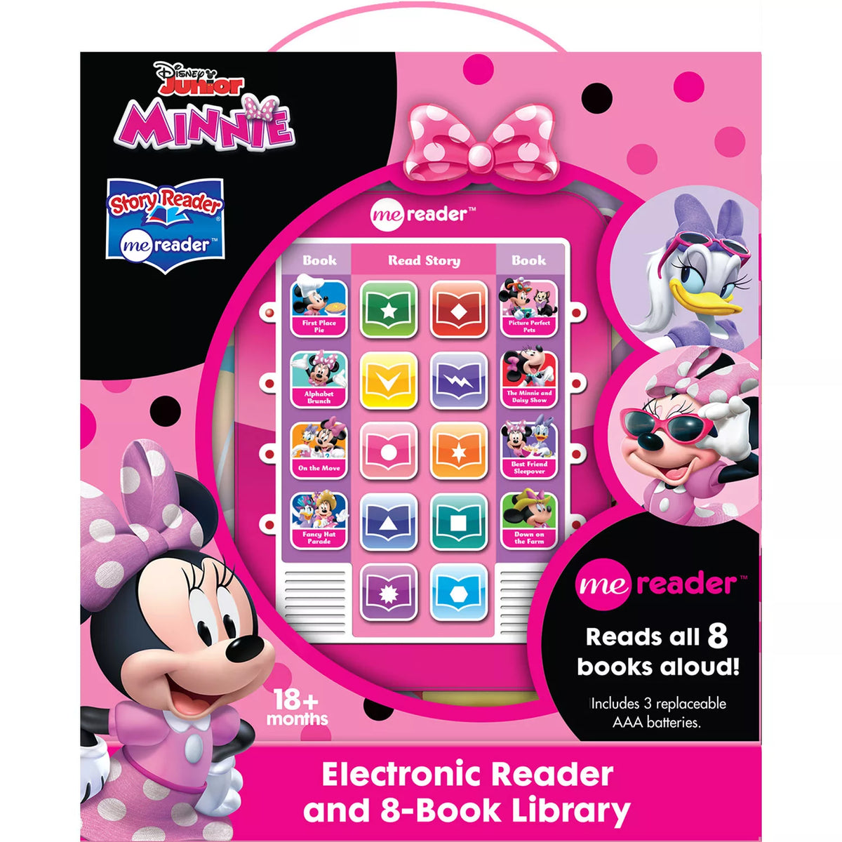 Disney Minnie Mouse Electronic Reader and 8 Sound Book Library, 1 ea