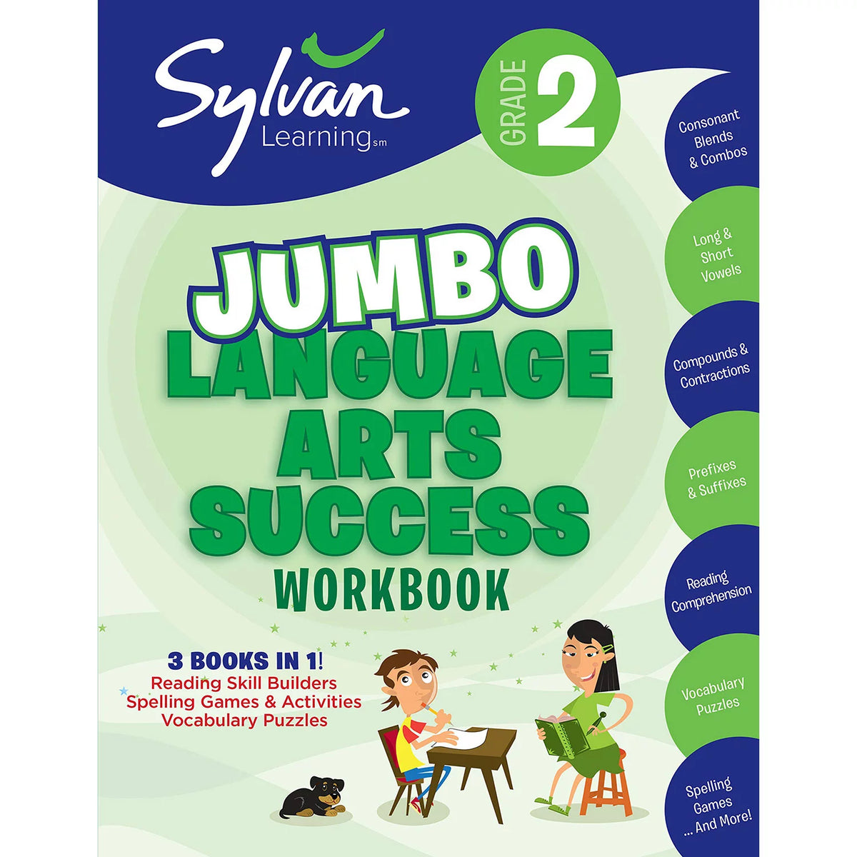 2nd Grade Jumbo Language Arts Success Workbook: Activities, Exercises, and Tips, 1 ea