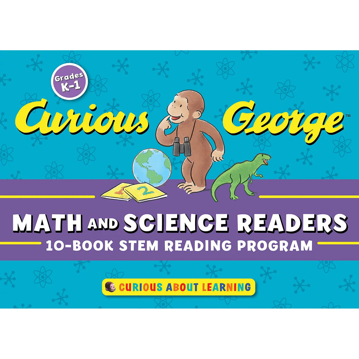 Curious George Math and Science Readers: 10-Book STEM Reading Program, 1 ea