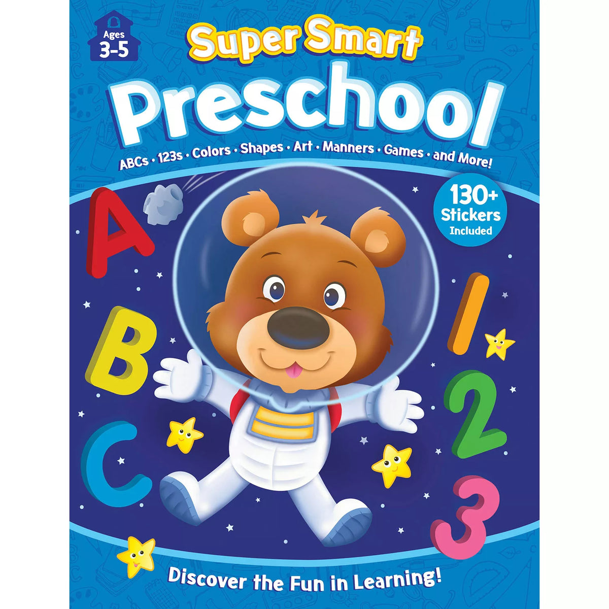 Super Smart Preschool 352 Page Workbook with Stickers, 1 ea