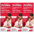 Children's Tylenol Oral Suspension, Cherry, 3 ea