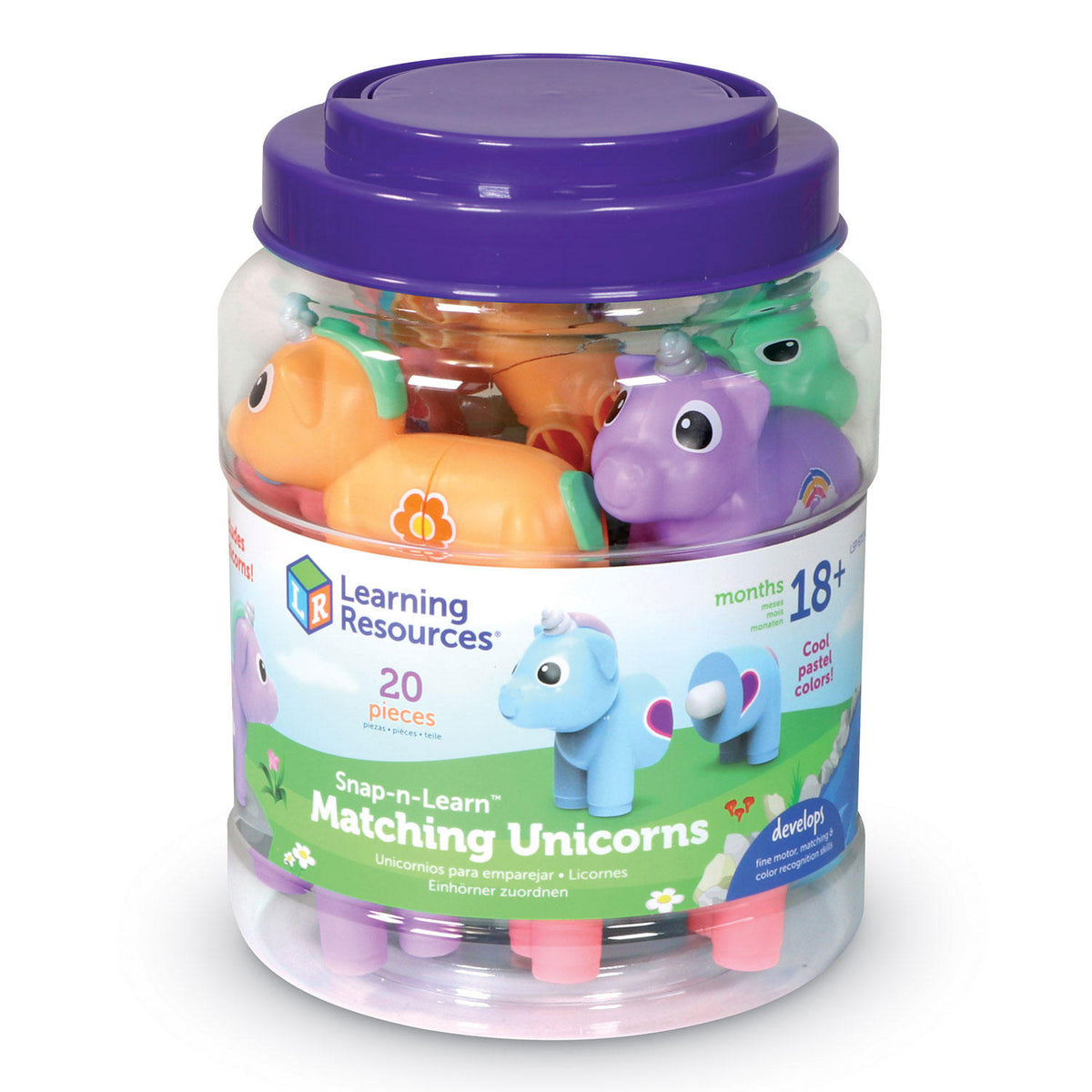 Snap- n- Learn Matching Unicorns, 1 ea