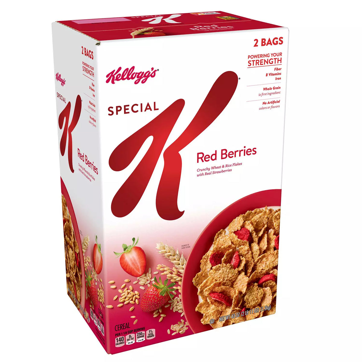 Kellogg's Special K Cereal Red Berries, 43 oz