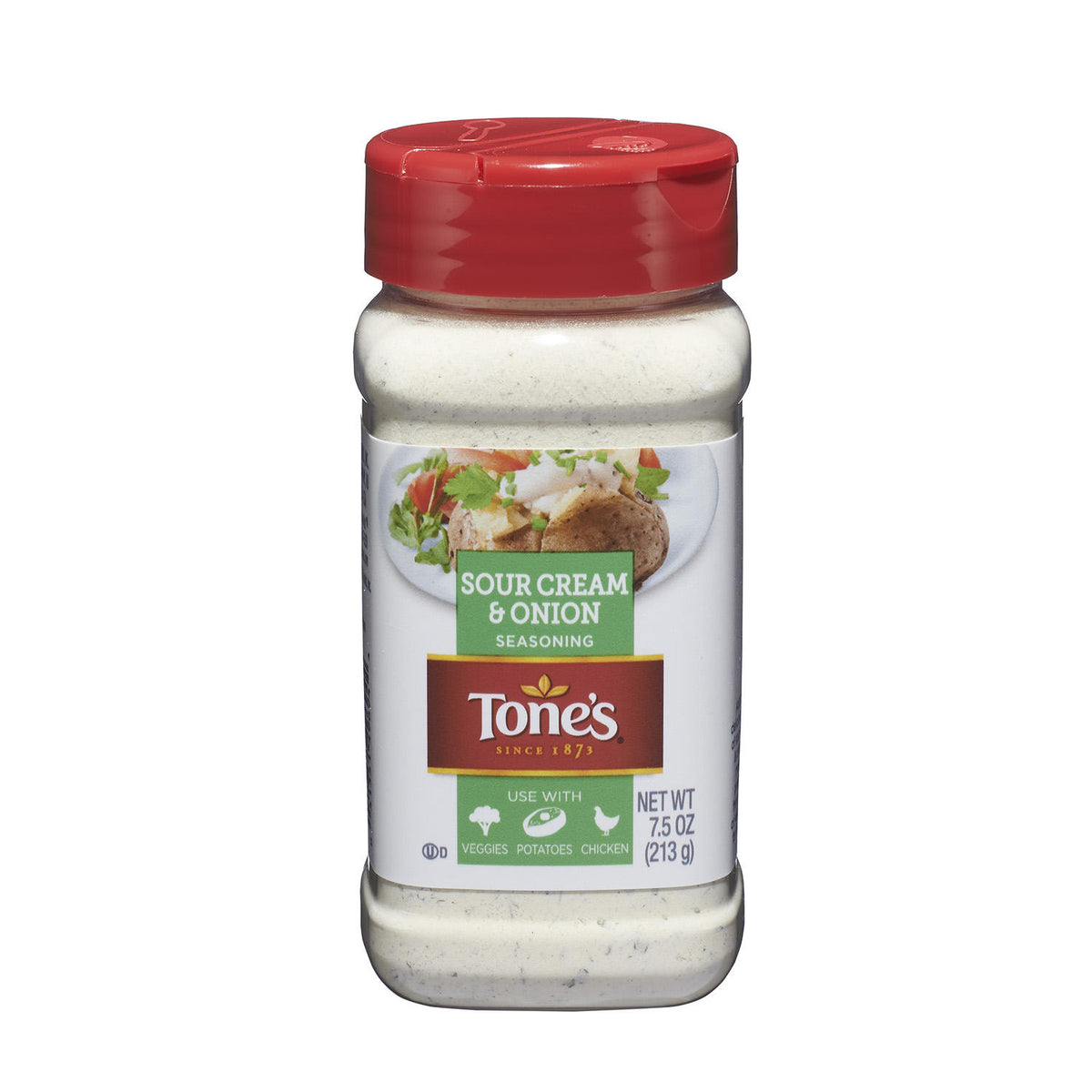Tone's Sour Cream & Onion Seasoning Blend, 7.5 oz