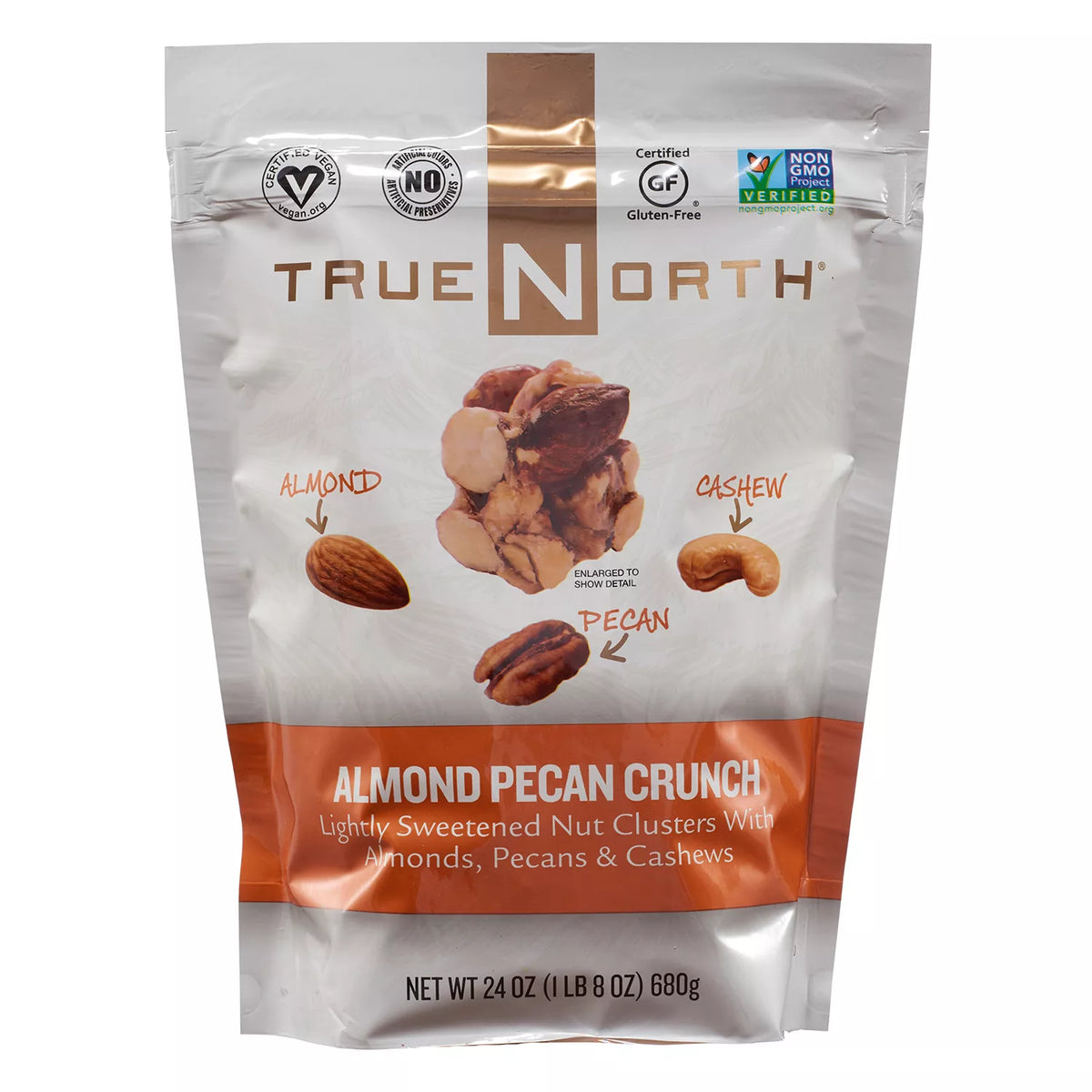 True North Almond Pecan Cashew Clusters, 24 oz