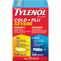 Tylenol Cold + Flu Severe Day & Night Caplets, 72 ea