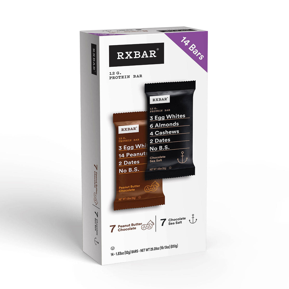 RXBAR Variety Pack, 14 ea