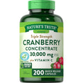 Nature's Truth Triple Strength Cranberry Concentrate Capsules, 200 ea
