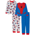 Licensed Spiderman 4 Piece Cotton PJ Set, Size 6, 1 ea