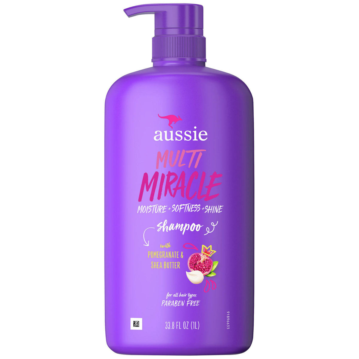Aussie Multi Miracle Shampoo, 33.8 oz