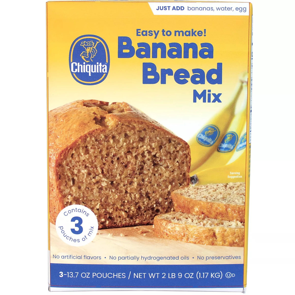 Chiquita Banana Bread Mix Pack, 3 ea