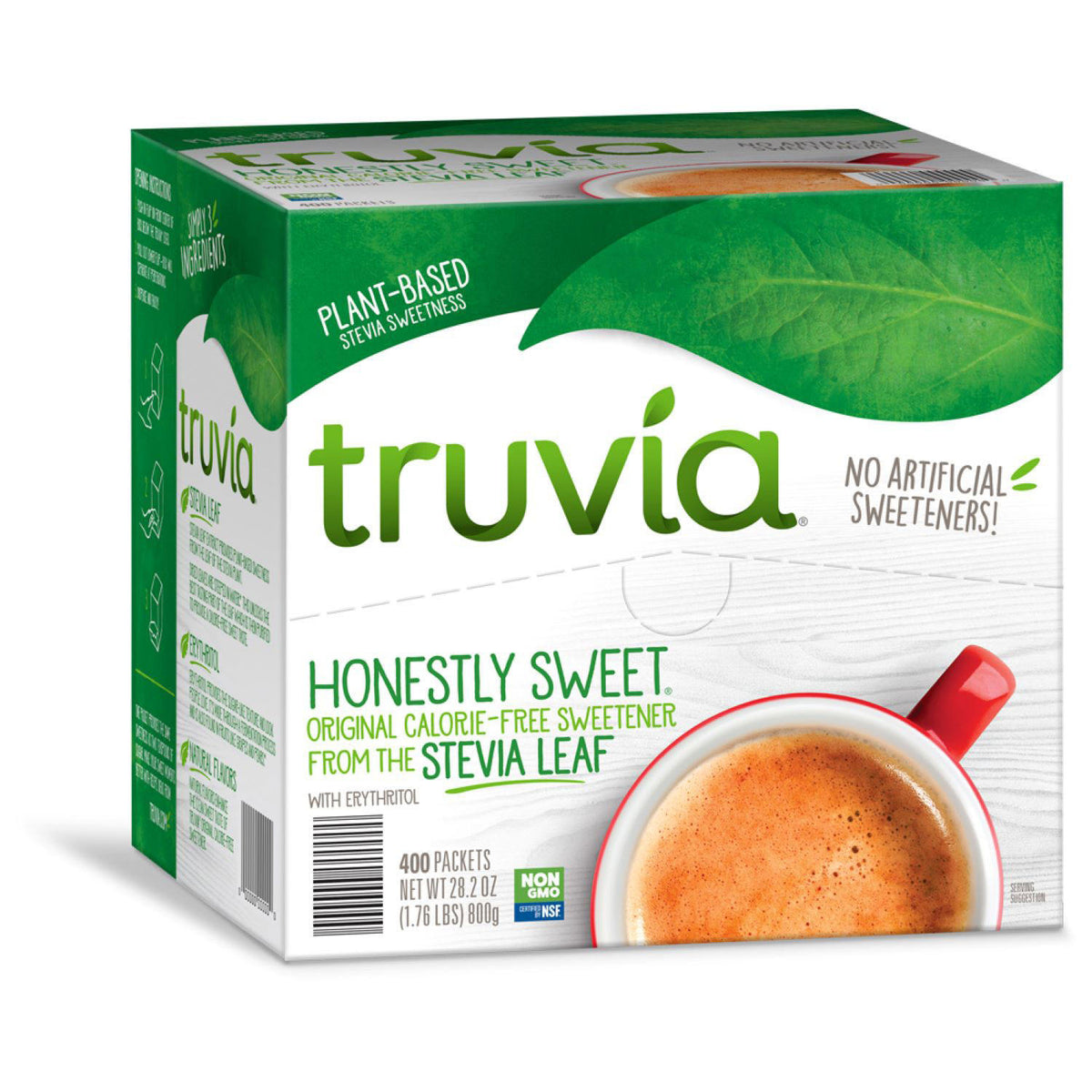 Truvia Original Calorie-Free Natural Sweetener Packets, 400 ea
