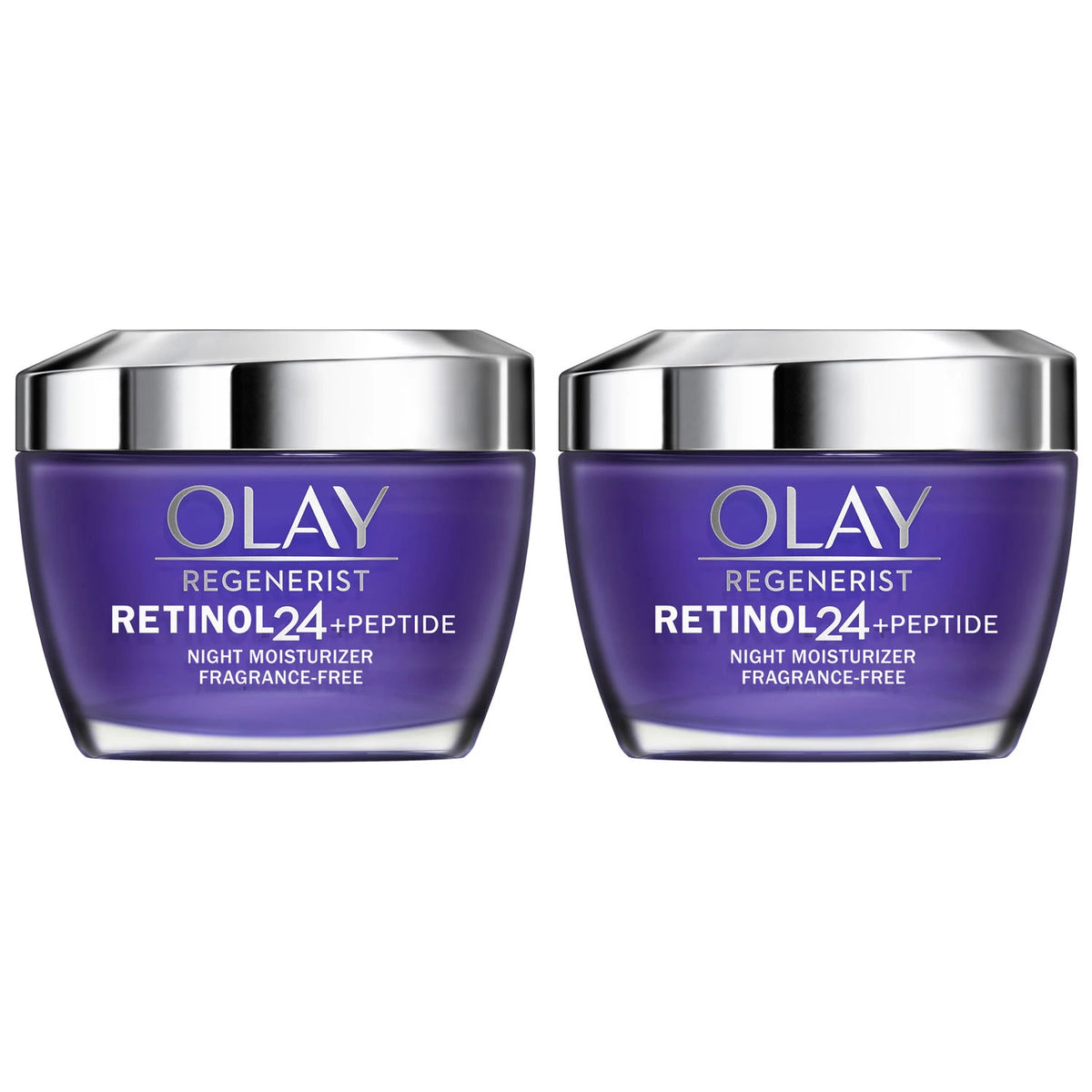 Olay Regenerist Retinol 24 Night Facial Moisturizer, 2 ea