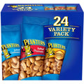 Planters Nuts Cashews and Peanuts Variety Pack, 24 ea