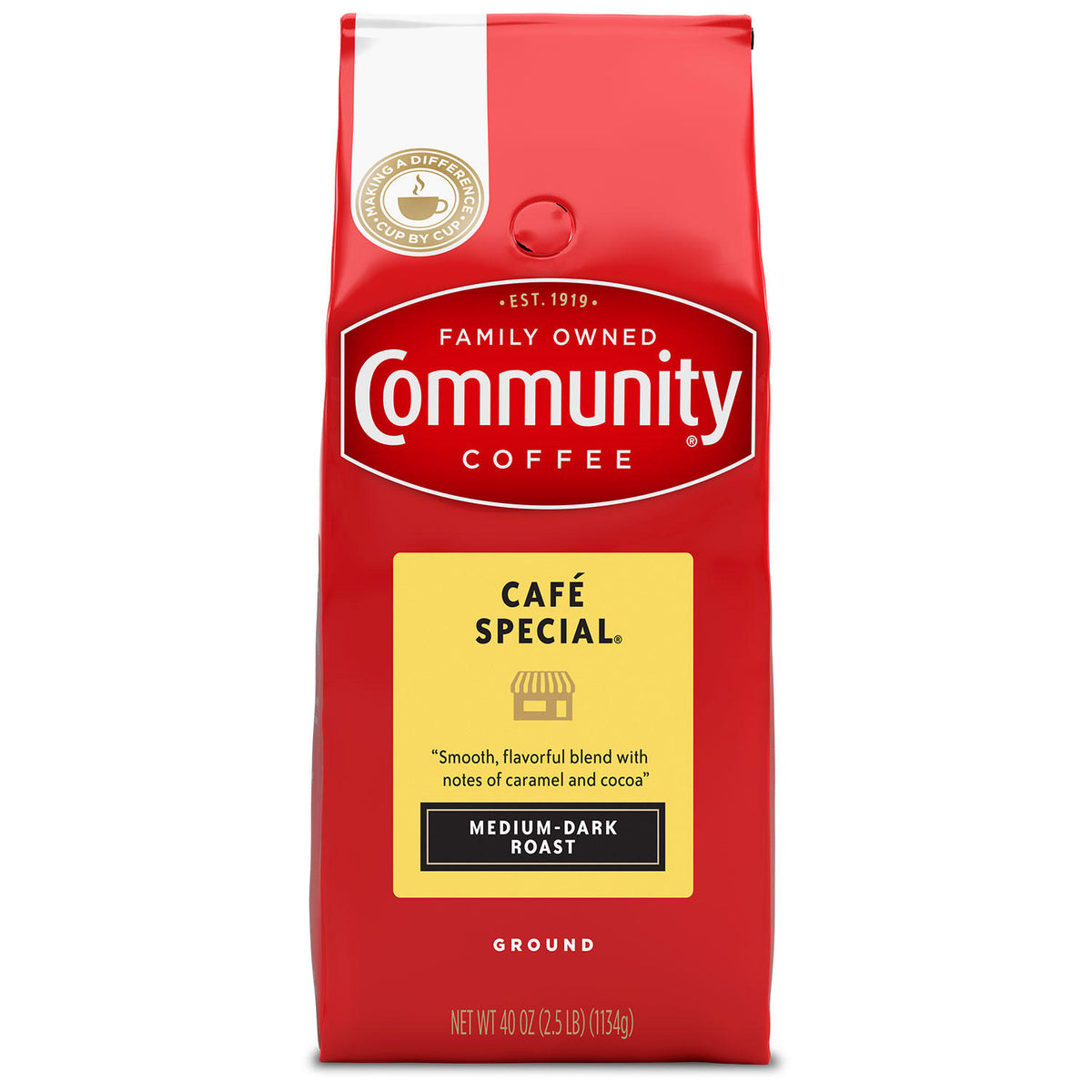 Community Coffee Ground Cafe Special, 46 oz