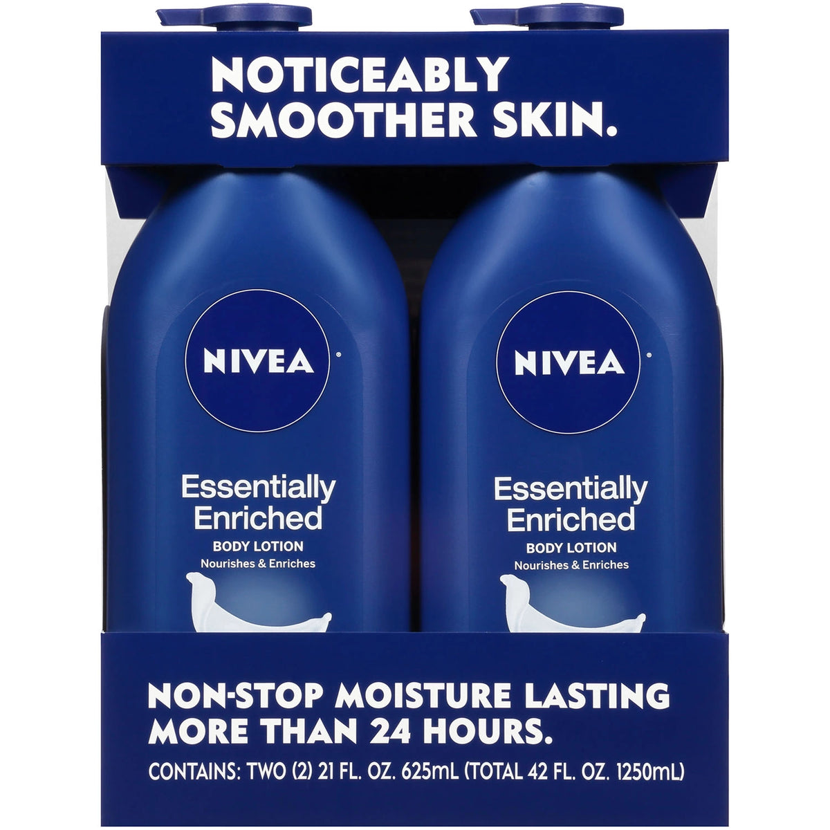 Nivea Essentially Enriched Body Lotion, 2 ea