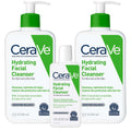 Cerave Hydrating Facial Cleanser Set, 3 ea