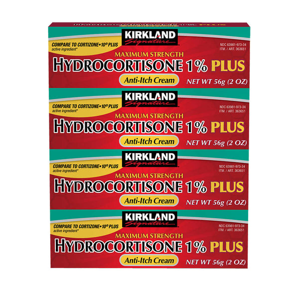Kirkland Signature Hydrocortisone 1% Plus Anti-Itch Cream, 8 oz