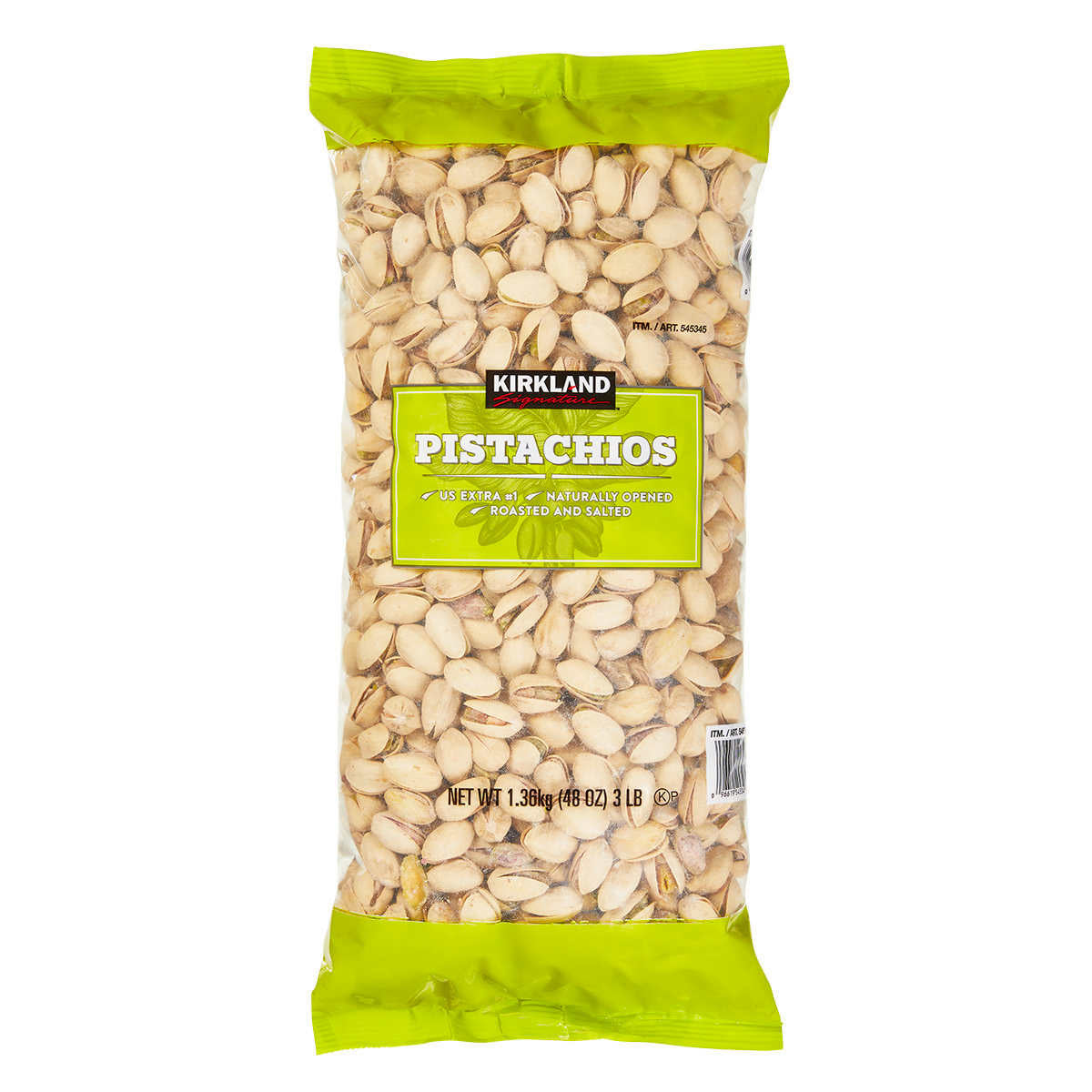 Kirkland Signature In-Shell Pistachios Bag, 1 ea