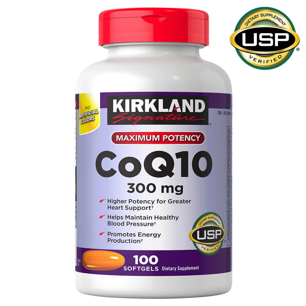 Kirkland Signature CoQ10 Softgels, 100 ea