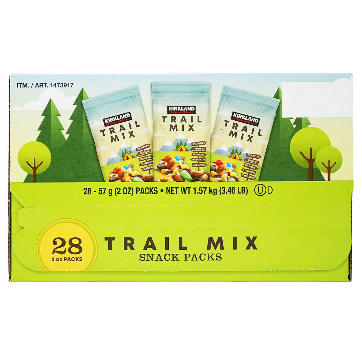 Kirkland Signature Trail Mix Snack Packs, 28 ea